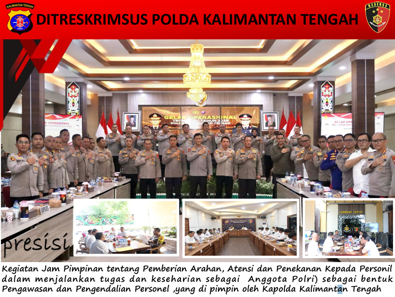 Arahan dan Pengawasan Personel Polri