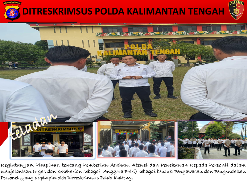Arahan dan Pengawasan Personel Polri